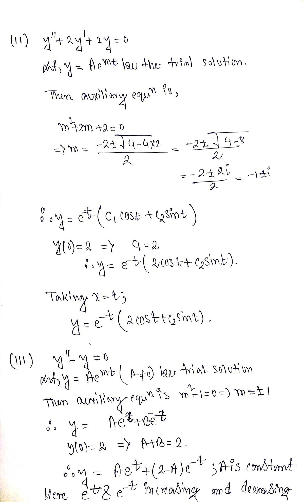 Advanced Math homework question answer, step 1, image 1